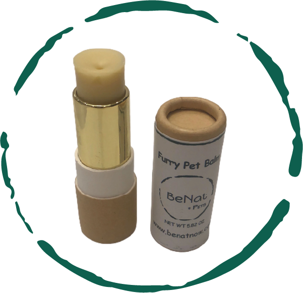 BeNat Furry Pet Balm 0.9 oz – All-Natural Paw & Nose Moisturizer