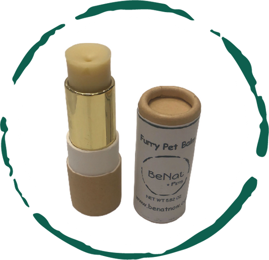 BeNat Furry Pet Balm 0.9 oz – All-Natural Paw & Nose Moisturizer