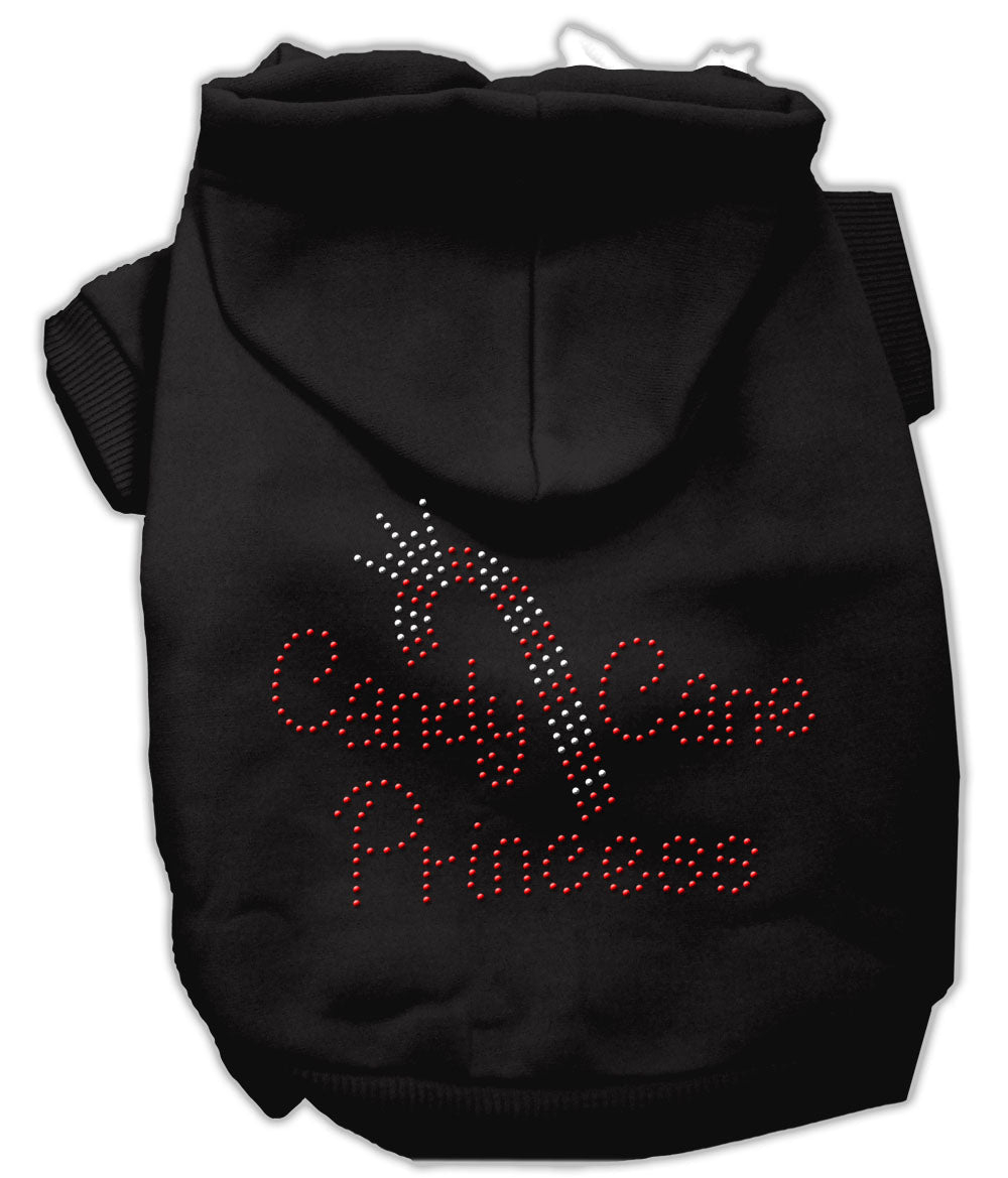 Candy Cane Princess – Christmas Hoodie for Dogs & Cats with Rhinestones