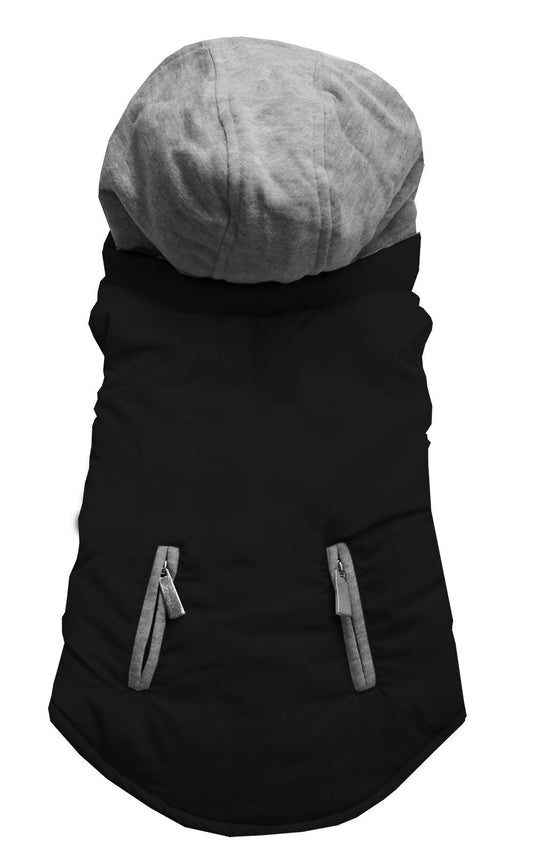 Pet Dog & Cat Reversible Hooded Coat Blank, PlainReversible Dog & Cat Hooded Coat – Water Resistant, Warm & Stylish