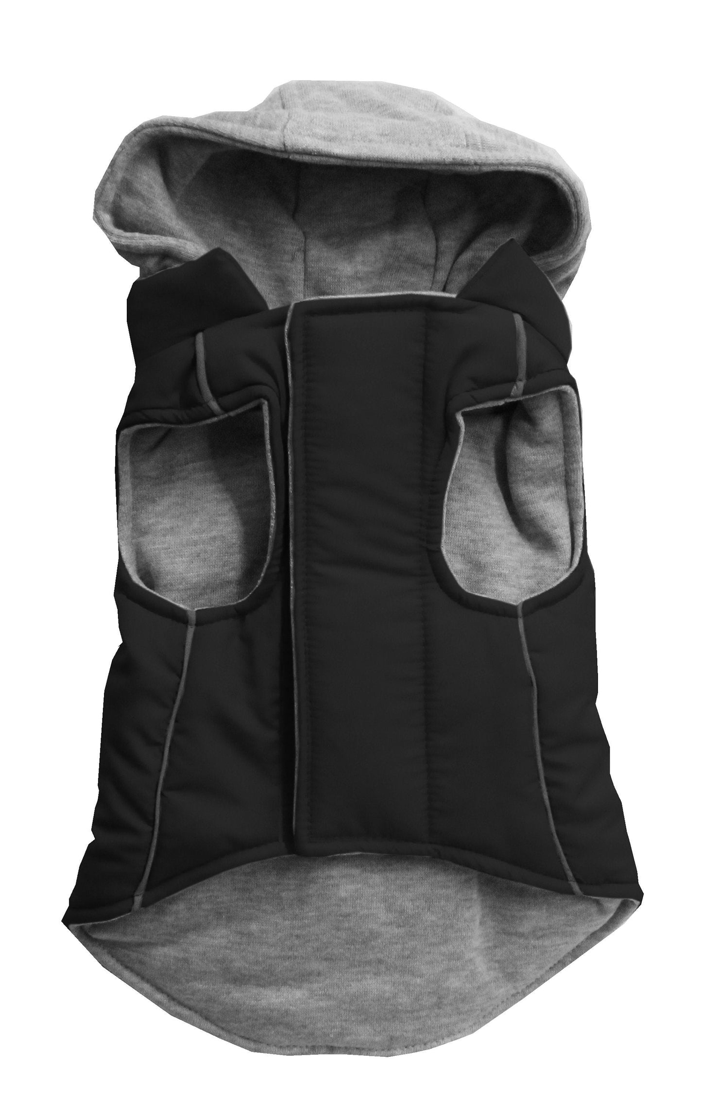 Pet Dog & Cat Reversible Hooded Coat Blank, PlainReversible Dog & Cat Hooded Coat – Water Resistant, Warm & Stylish