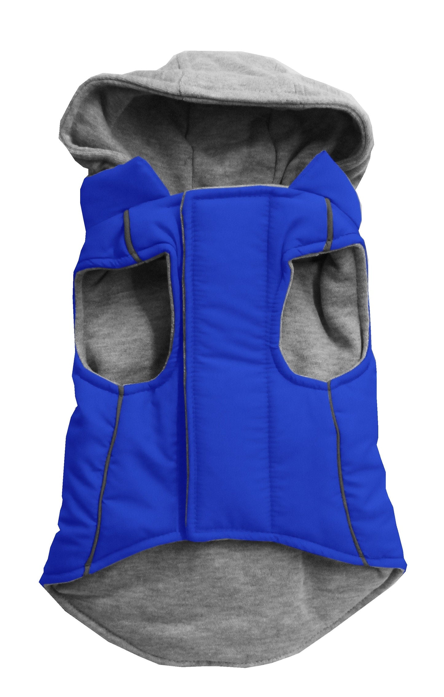 Pet Dog & Cat Reversible Hooded Coat Blank, PlainReversible Dog & Cat Hooded Coat – Water Resistant, Warm & Stylish