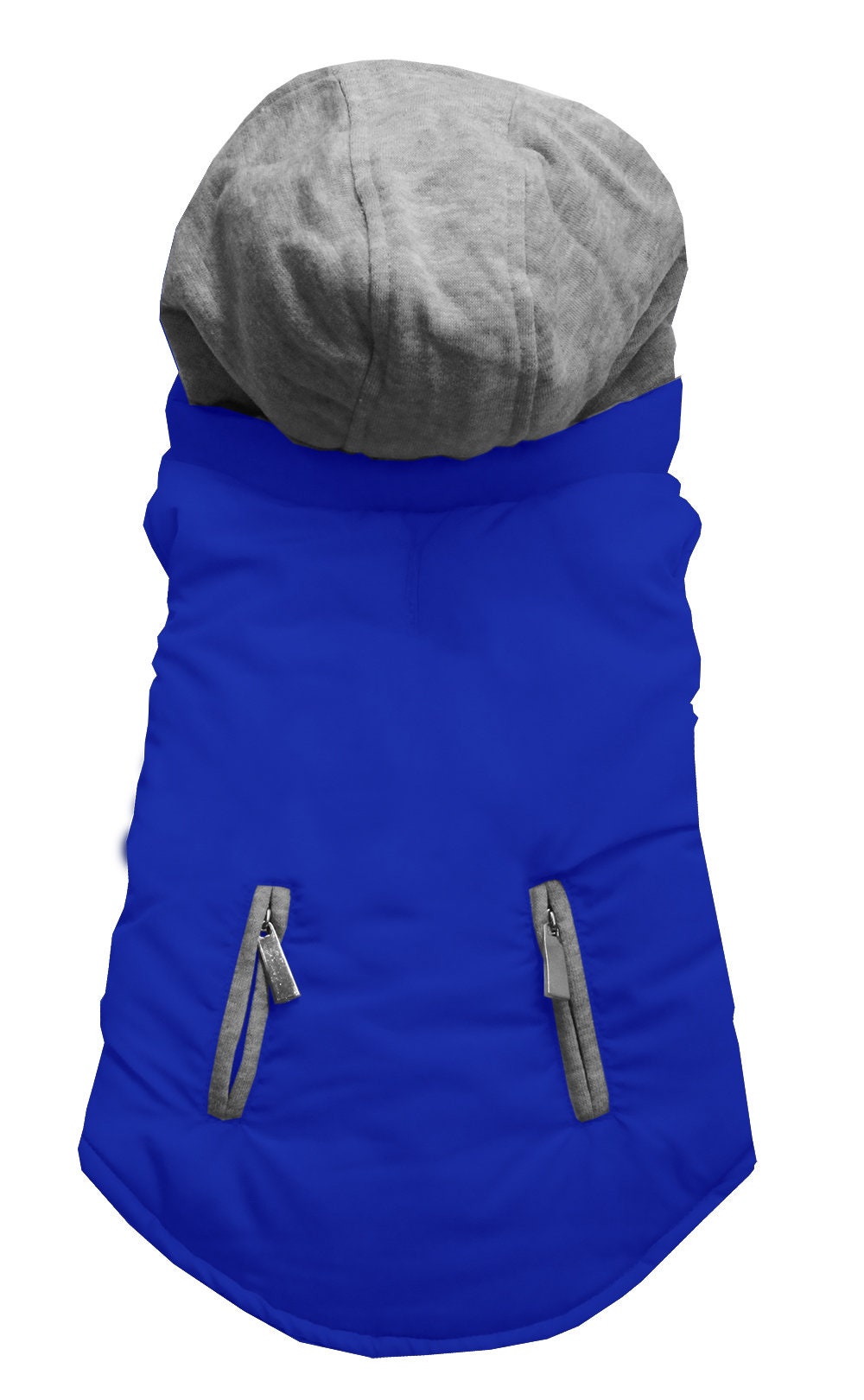 Pet Dog & Cat Reversible Hooded Coat Blank, PlainReversible Dog & Cat Hooded Coat – Water Resistant, Warm & Stylish