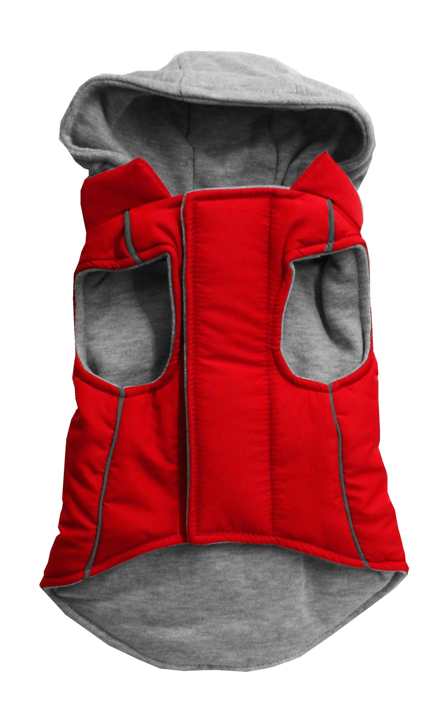Pet Dog & Cat Reversible Hooded Coat Blank, PlainReversible Dog & Cat Hooded Coat – Water Resistant, Warm & Stylish