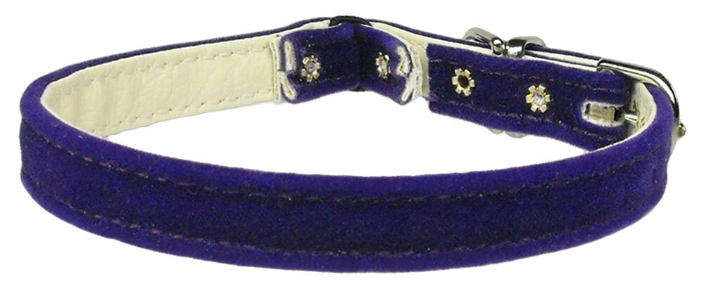 - Breakaway Cat Collar With Band Plain, "Velvet"   + Collier Chat Velours Déclipsable (2025) - Sécurité Douce | 5 Couleurs Luxueuses