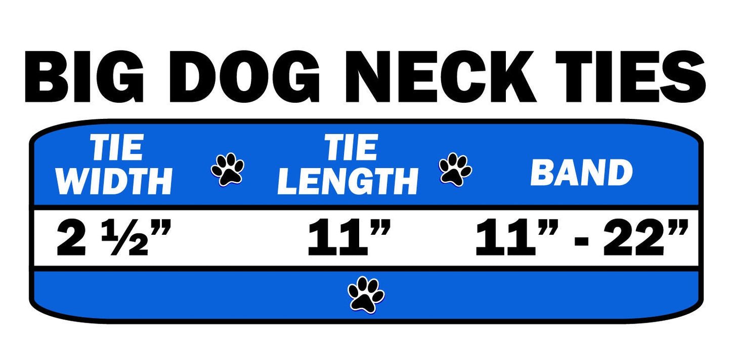 - Big Dog Neck Neck Ties, "Animal Prints" + Cravate pour Grand Chien - Motifs Animaliers (Léopard, Zèbre) | Cadeau Élégant pour Propriétaire de Chien